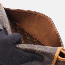 Pre Owned Louis Vuitton Sologne Shoulder Bag  Monogram Canvas Brown