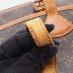 Pre Owned Louis Vuitton Sologne Shoulder Bag  Monogram Canvas Brown