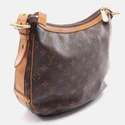 Pre Owned Louis Vuitton Tulum GM Shoulder Bag  Monogram Canvas Brown