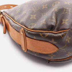Pre Owned Louis Vuitton Tulum GM Shoulder Bag  Monogram Canvas Brown