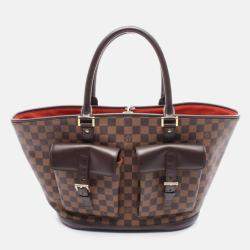 Pre Owned Louis Vuitton Manosque GM Damier Ebene