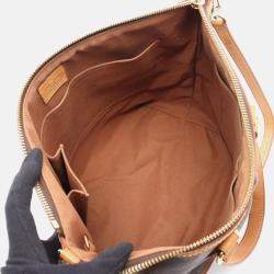 Pre Owned Louis Vuitton Palermo PM Shoulder Handbag  Monogram Canvas Brown
