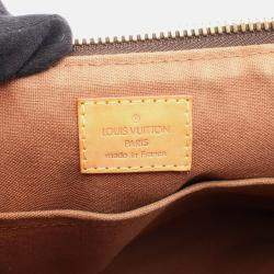 Pre Owned Louis Vuitton Palermo PM Shoulder Handbag  Monogram Canvas Brown