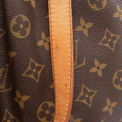 Pre Owned Louis Vuitton Palermo PM Shoulder Handbag  Monogram Canvas Brown