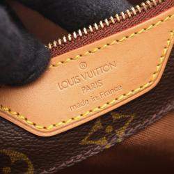 Pre Owned Louis Vuitton Cabas Alto Shoulder Tote Bag  Monogram Canvas