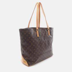 Pre Owned Louis Vuitton Cabas Alto Shoulder Tote Bag  Monogram Canvas