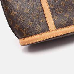 Pre Owned Louis Vuitton Babylone Shoulder Bag  Monogram Canvas Leather