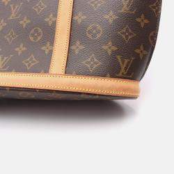 Pre Owned Louis Vuitton Babylone Shoulder Bag  Monogram Canvas Leather