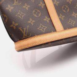 Pre Owned Louis Vuitton Babylone Shoulder Bag  Monogram Canvas Leather