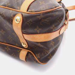 Pre Owned Louis Vuitton Stresa Gm Shoulder Bag  Monogram Canvas Brown