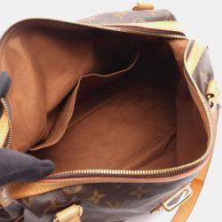 Pre Owned Louis Vuitton Stresa Gm Shoulder Bag  Monogram Canvas Brown