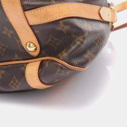 Pre Owned Louis Vuitton Stresa Gm Shoulder Bag  Monogram Canvas Brown