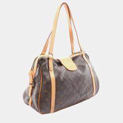 Pre Owned Louis Vuitton Stresa Gm Shoulder Bag  Monogram Canvas Brown
