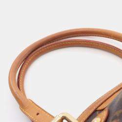 Pre Owned Louis Vuitton Tivoli Gm Handbag  Monogram Canvas Leather Brown