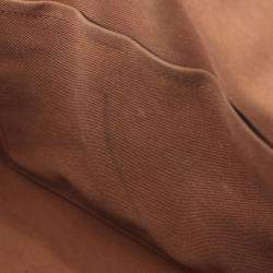 Pre Owned Louis Vuitton Tivoli Gm Handbag  Monogram Canvas Leather Brown