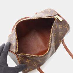 Pre Owned Louis Vuitton Papillon PM 26 Monogram Canvas Shoulder Bag