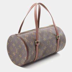 Pre Owned Louis Vuitton Papillon PM 26 Monogram Canvas Shoulder Bag