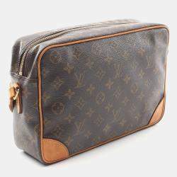 Pre Owned Louis Vuitton Trocadero 30 Crossbody Shoulder Bag  Monogram Canvas