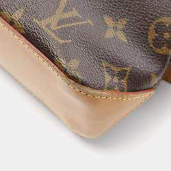 Pre Owned Louis Vuitton Trotteur Monogram Canvas Shoulder Bag
