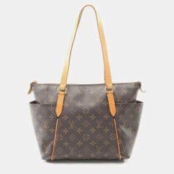 Pre Owned Louis Vuitton Totally Pm Shoulder Tote Bag  Monogram Canvas Brown