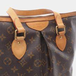 Pre Owned Louis Vuitton Palermo Pm Shoulder Handbag  Monogram Canvas