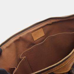 Pre Owned Louis Vuitton Palermo Pm Shoulder Handbag  Monogram Canvas