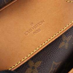 Pre Owned Louis Vuitton Deauville Bowling Vanity Handbag  Monogram Canvas
