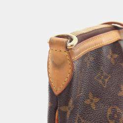 Pre Owned Louis Vuitton Palermo Gm Shoulder Tote Bag  Monogram Canvas Brown