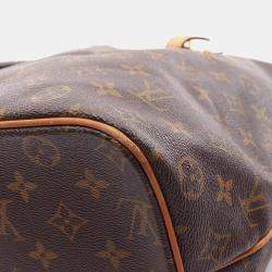 Pre Owned Louis Vuitton Palermo Gm Shoulder Tote Bag  Monogram Canvas Brown