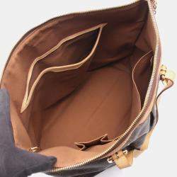 Pre Owned Louis Vuitton Palermo Gm Shoulder Tote Bag  Monogram Canvas Brown
