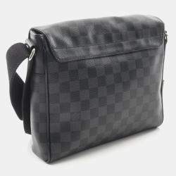 Pre Owned Louis Vuitton District Pm Nm Damier Graphite