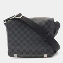 Pre Owned Louis Vuitton District Pm Nm Damier Graphite