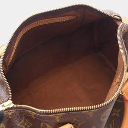 Pre Owned Louis Vuitton Speedy 30 Handbag  Monogram Canvas Leather Brown