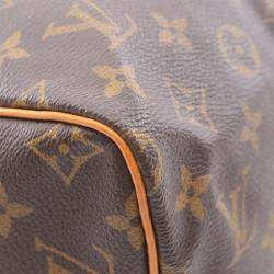 Pre Owned Louis Vuitton Speedy 30 Handbag  Monogram Canvas Leather Brown