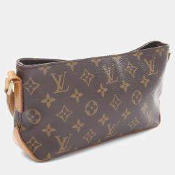 Pre Owned Louis Vuitton Trotteur Crossbody Shoulder Bag  Monogram Canvas
