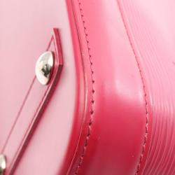 Pre Owned Louis Vuitton Alma Pm Handbag  Epi Leather Pink Fuschia