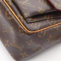 Pre Owned Louis Vuitton Viva Cite Pm Crossbody Shoulder Bag Monogram Canvas