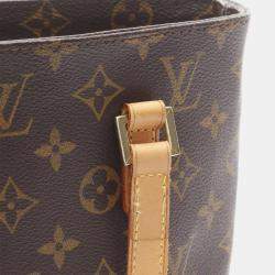 Pre Owned Louis Vuitton Vavin Pm Hand Tote Bag  Monogram Canvas Leather Brown