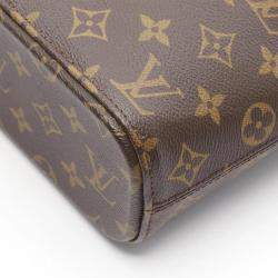 Pre Owned Louis Vuitton Vavin Pm Hand Tote Bag  Monogram Canvas Leather Brown