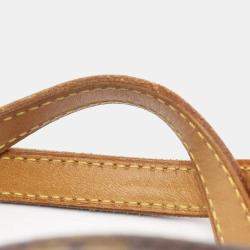 Pre Owned Louis Vuitton Vavin Pm Hand Tote Bag  Monogram Canvas Leather Brown