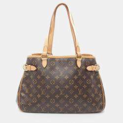 Pre Owned Louis Vuitton Batignolles Horizontal Shoulder Tote Bag  Monogram