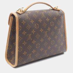 Pre Owned Louis Vuitton Bel Air Shoulder Handbag  Monogram Canvas Brown