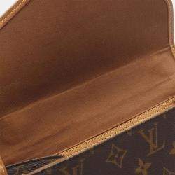 Pre Owned Louis Vuitton Bel Air Shoulder Handbag  Monogram Canvas Brown