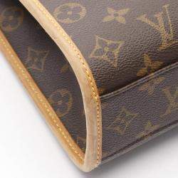 Pre Owned Louis Vuitton Bel Air Shoulder Handbag  Monogram Canvas Brown