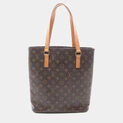 Pre Owned Louis Vuitton Vavin Gm Shoulder Tote Bag  Monogram Canvas Leather
