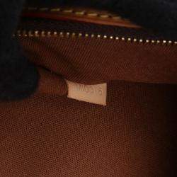 Pre Owned Louis Vuitton Pochette Bosphorele Shoulder Bag  Monogram Canvas Brown