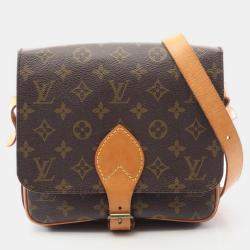Pre Owned Louis Vuitton Cartouchiere Mm Crossbody Shoulder Bag  Monogram