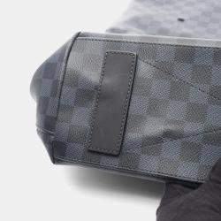Pre Owned Louis Vuitton Folded Messenger Bag Damier Cobalt
