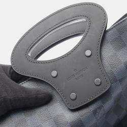 Pre Owned Louis Vuitton Folded Messenger Bag Damier Cobalt