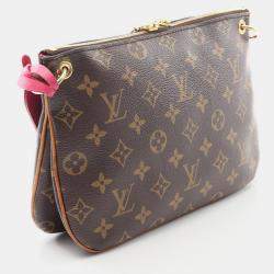 Pre Owned Louis Vuitton Loretta Crossbody Shoulder Bag  Monogram Canvas Brown